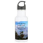 PHILIPPIER 4:13 PRAYER EDELSTAHLFLASCHE (Vorderseite)