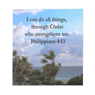 PHILIPPIER 4:13 PRAYER NOTIZBLOCK