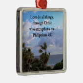 PHILIPPIER 4:13 PRAYER SILBERNES ORNAMENT (Rechts)