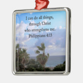 PHILIPPIER 4:13 PRAYER SILBERNES ORNAMENT (Links)