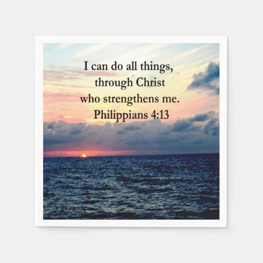 PHILIPPIER 4:13 SERVIETTE (Vorderseite)