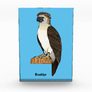 Philippine eagle bird cartoon illustration fotoblock