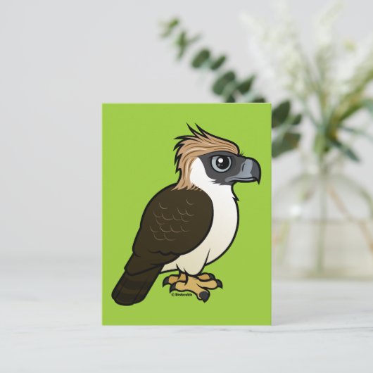 Philippine Eagle Postkarte (Stehend Vorderseite)
