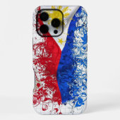 "Philippine Flag Swirl - Artistic Edition for iPhone Hülle (Rückseite)
