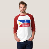 Philippine Flag Weihnachten: Frohe Weihnachten & B T-Shirt (Vorne ganz)
