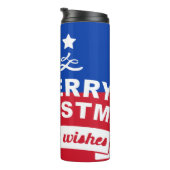 Philippine Flag Weihnachten: Frohe Weihnachten & B Thermosbecher (Nach rechts gedreht)