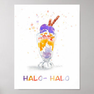 Philippine Halo Halo Aquino Printmedien Poster