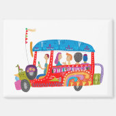 Philippine Jeepney by Robert Alejandro Magnet (Vorderseite)