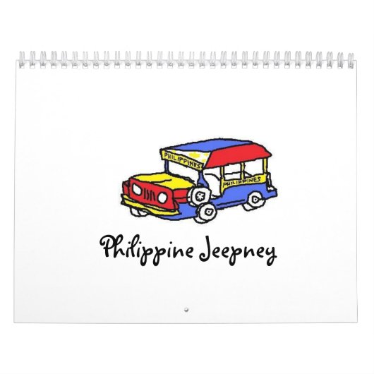 Philippine Jeepney Calendar Kalender (Titelbild)