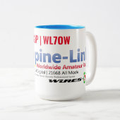Philippine-Link Souvenir-Tasse Zweifarbige Tasse (VorderseiteRechts)
