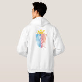 Philippine Map Emblem Hoodie (Schwarz voll)