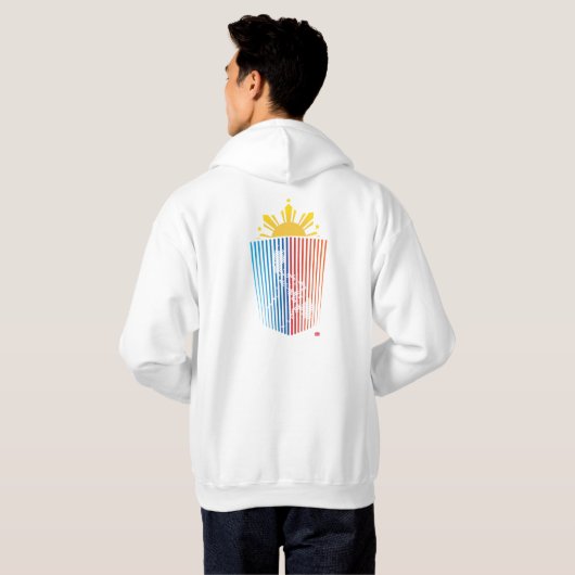 Philippine Map Emblem Hoodie (Schwarz voll)