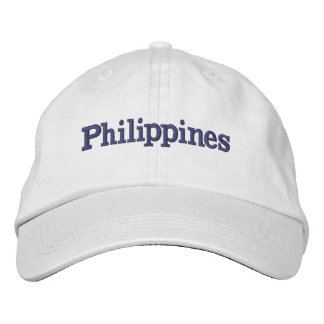 Philippine Pride Cap mit Letter Design Bestickte Baseballkappe