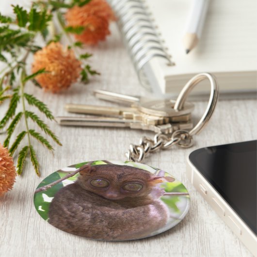 Philippine Tarsier Schlüsselanhänger (Seite)