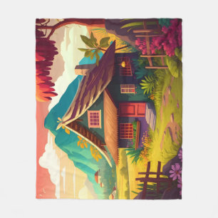 Philippine Traditional House-36543 Fleecedecke