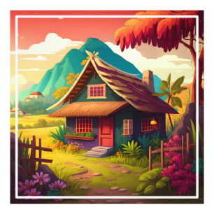 Philippine Traditional House-36543 Fotodruck