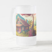 Philippine Traditional House-36543 Mattglas Bierglas (Vorderseite Links)