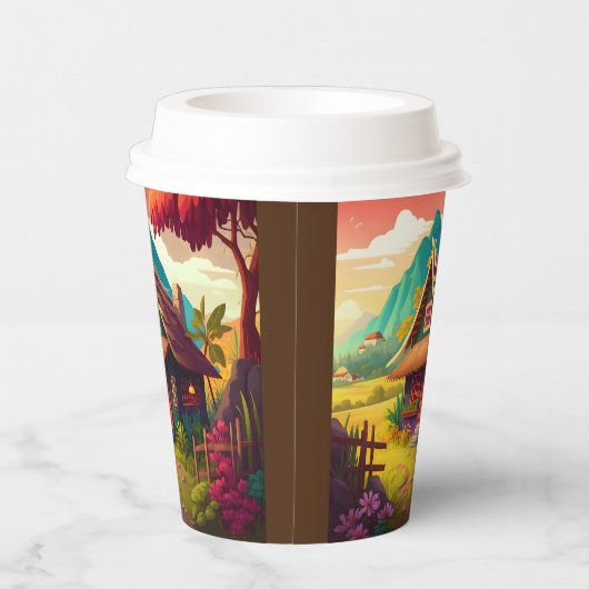 Philippine Traditional House-36543 Pappbecher (Rechts)