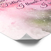 Philippinen 1:2-3 Gnade und Frieden für dich Rose Poster (Ecke)