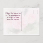 Philippinen 1:2 Gnade und Frieden für dich, Schrif Postkarte (Rückseite)