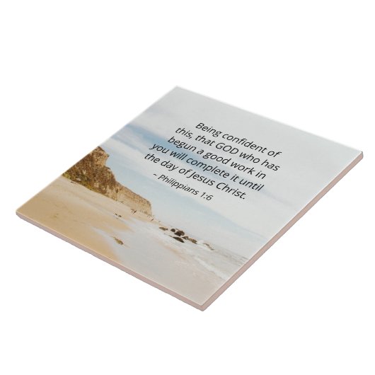 Philippinen 1:6 GOD, der eine gute Arbeit begonnen Fliese (Seite)