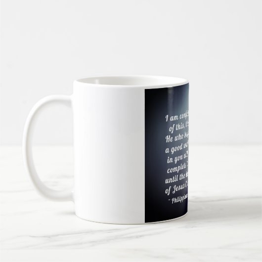 Philippinen 1:6 Ich bin zuversichtlich, dass diese Kaffeetasse (Links)