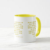 Philippinen 1:6 KJV Bibelschrift Zwei-Tone Tasse (VorderseiteRechts)