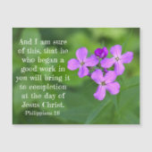 Philippinen 1:6 Wildblumen Magnetkarte  (Vorderseite)