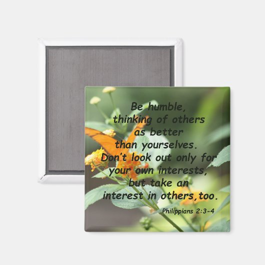 Philippinen 2:3-4 magnet (Vorderseite/Rückseite)