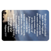 Philippinen 2:9-11 magnet (Horizontal)