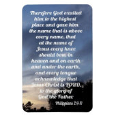 Philippinen 2:9-11 magnet (Vertikal)