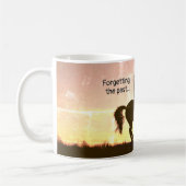 Philippinen 3:13-14 Ich drücke auf das Ziel, Pferd Kaffeetasse (Links)