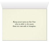 Philippinen 3:13-14 Vergessen Sie die vergangene K (Innenansicht Horizontal (Unten))