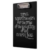 Philippinen 3,14 Bibelverse Klemmbrett (Links)