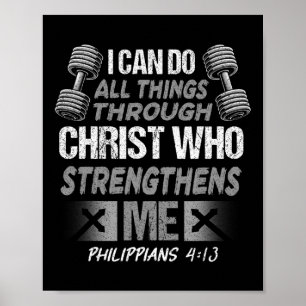 Philippinen 413 Christliche Jesus-Bodybuilding Poster
