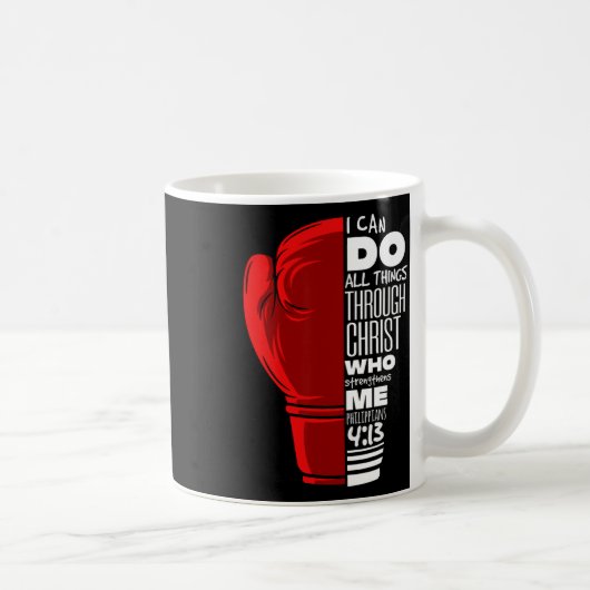 Philippinen 413 Religious Boxing Funny Christlich Kaffeetasse (Rechts)