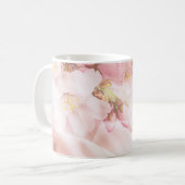 Philippinen 413 tun alles, was Soft Pink Floral Kaffeetasse (Vorderseite Links)