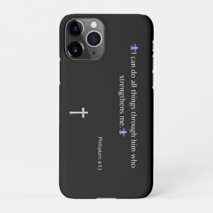 Philippinen 4:13 Bibel Verse iPhone/iPad Gehäuse iPhone 11Pro Hülle