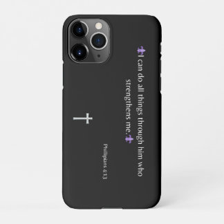 Philippinen 4:13 Bibel Verse iPhone/iPad Gehäuse iPhone 11Pro Hülle