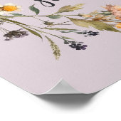 Philippinen 4:13 Bibelschrift Verse Floral Boho Poster (Ecke)