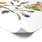 Philippinen 4:13 Bibelschrift Verse Floral Boho Poster (Ecke)