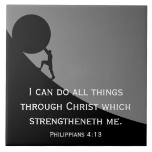 Philippinen 4:13 Bibelverse Christlich Fliese