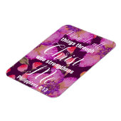 Philippinen 4:13 Bibelverse Magnet (Linke Seite)