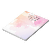 Philippinen 4:13, Bibelverse Notizblock (Rotiert)