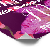 Philippinen 4:13 Bibelverse Poster (Ecke)