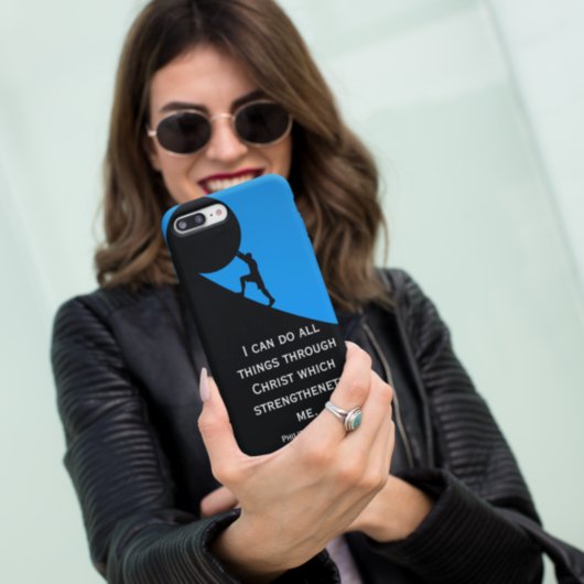 Philippinen 4:13 Bibelverse Riesenstein Case-Mate iPhone Hülle