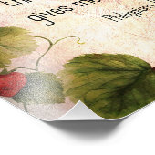 Philippinen 4:13 Bibelverse über zeitloses Design Fotodruck (Ecke)