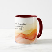Philippinen 4:13 Christliches Bibelverse Tasse (VorderseiteRechts)