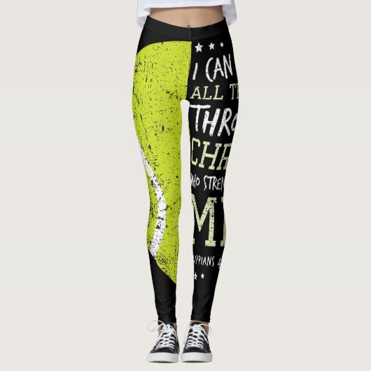Philippinen 4 13 Ich kann alles Christlich zehn Leggings (Vorderseite)