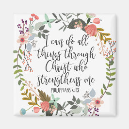 Philippinen 4:13 Ich kann alles tun Magnet